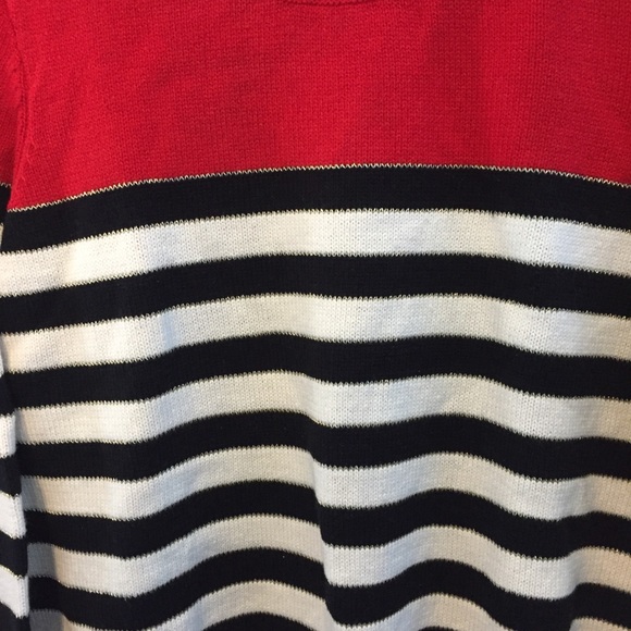 Women’s Nautical Style Sweater - Gold Lining (L) - Picture 2 of 7